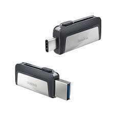Накопитель USB SanDisk 64Gb 3.1 USB+Type-C Флешка