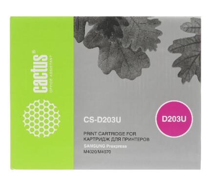 Картридж Cactus CS-D203U с чипом для Samsung ProXpress M4020/M4070/M4020ND/M4070FR