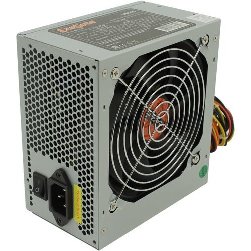 Блок питания 500W ATX Exegate UN500 (без сетевого шнура) 12cm fan/24+4pin/6pin PCI-E/4*SATA/1*FDD/1