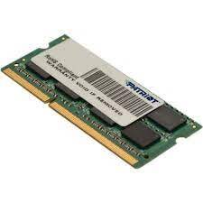 Модуль памяти SODIMM DDR3 SDRAM 4096 Mb (PC12800, 1600MHz) CL11 Patriot (PSD34G16002S)