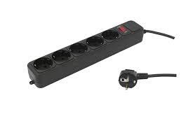 Фильтр сетевой PC Pet AP01006-1.8-BK 1.8м (5 розеток) черный