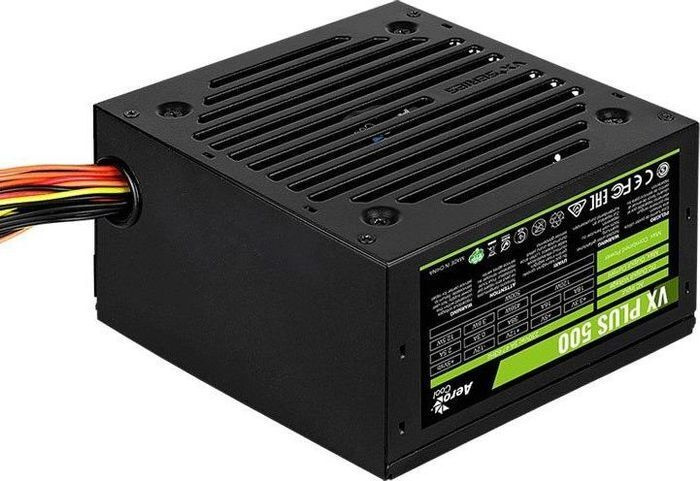 Блок питания Aerocool VX PLUS 500W (ATX 2.3, 120mm fan, 24+4+4pin, 3xSATA, PCI-E) [VX PLUS 500]