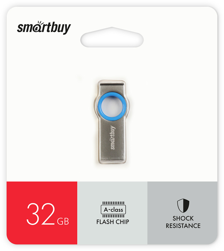 Накопитель USB 32Gb SmartBuy MC2 Metal (Blue)