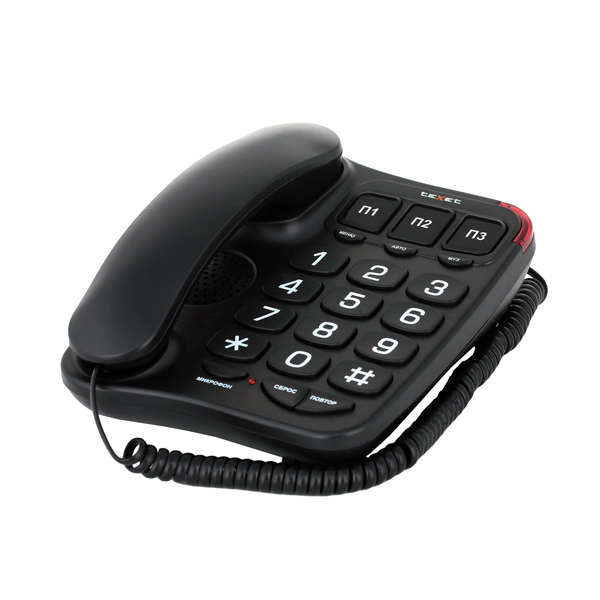 Телефон TeXet TX-214 черный