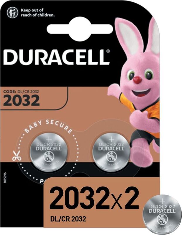 Батарейка CR2032 DURACELL DL/CR2032, 2 шт.