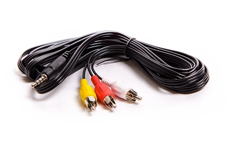 Кабель AUX 3.5мм - 3RCA (шт/шт) 1.5м AV23 черный