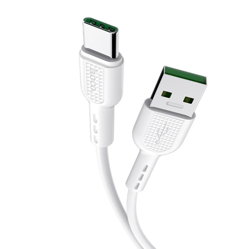 Кабель HOCO USB - Type-C X33, 5А, SuperCharge 40W, ПВХ, 1м, белый 