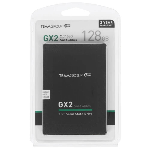 Твердотельный накопитель SSD 2.5" SATA-3 128Gb Team Group GX2[T253X2128G0C101] TLC (R500/W320MB/s)