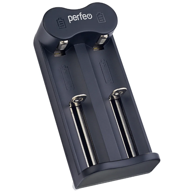 З/У Perfeo PF-UL-210 на 2 слота; универсал для Li-ion аккум тип:14500-18650; от USB-порта,от 5V)