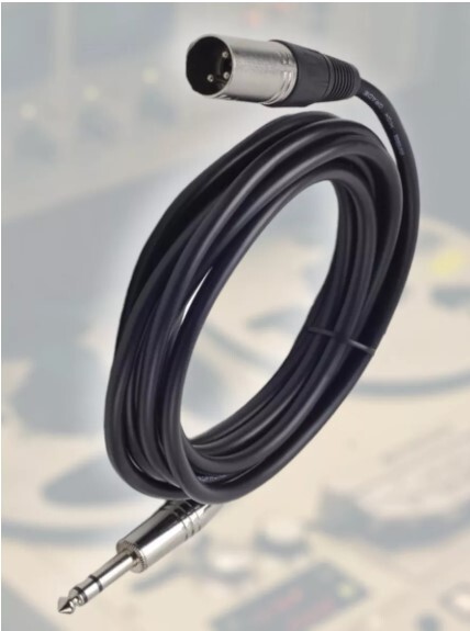 Кабель микрофонный XLR - Jack 6.35 5 метров