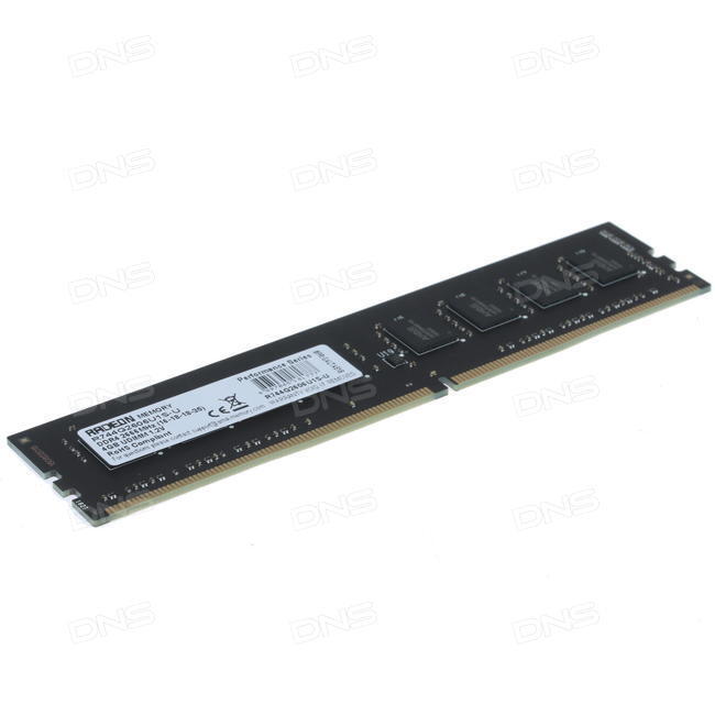 Память DIMM DDR4 4096MB PC21300 2666MHz AMD Radeon R7 Perfomance Series CL16 [R744G2606U1S-U] Retail