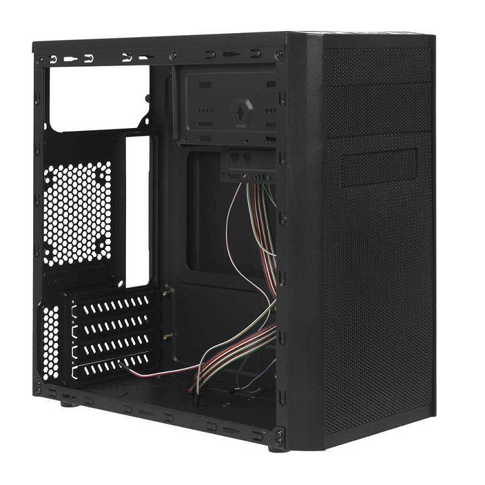 Корпус mATX ACCORD A-08B, Mini-Tower, без БП, черный [acc a-08b]
