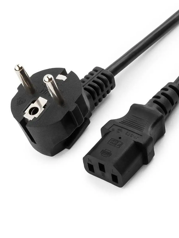 Сетевой кабель питания C13 S22, 1.8м, евровилка, 3х0.5