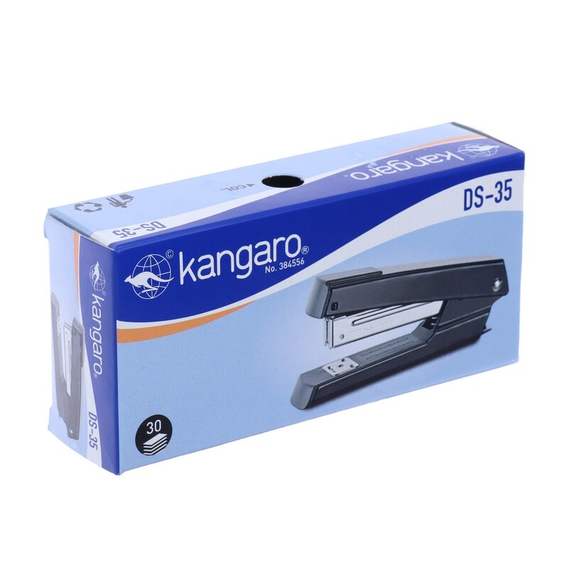 Степлер №24-26/6 на 30 листов Kangaro DS-35, металлический, микс