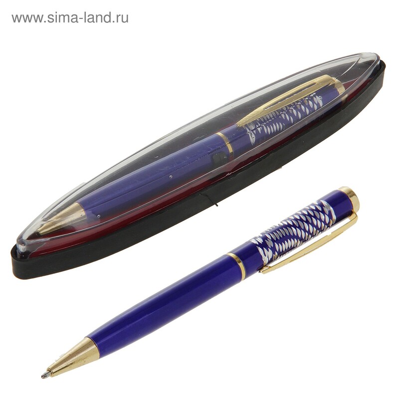 Ручка шариковая, подарочная, поворотная, в пластиковом футляре, «Фрэнсис»