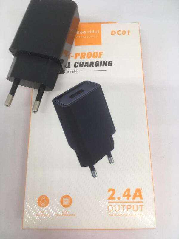 СЗУ vDENMENv DC01, 1USB, 2.4A, черный