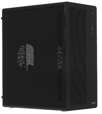 Корпус DEXP DCV-280B, Black, 0.7mm,USB2,USB3.0,USBType-C,без БП