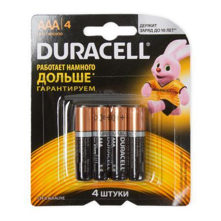 Батарейка Duracell LR03 (AAA) BL4 