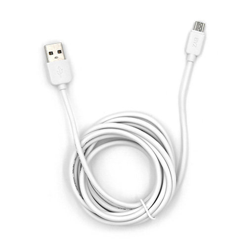 Кабель BYZ micro USB BL-601S TPE, 2м, белый (BL-601SW)