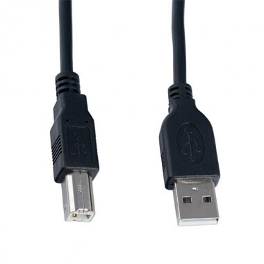 Кабель USB - USB 2.0 (AM-BM) 3м Perfeo черный (U4103)