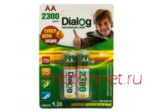 Аккумуляторы Dialog R-06 2300 mAh, 2бл