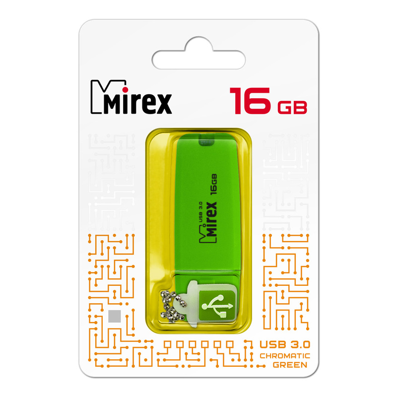 Накопитель USB 16Gb Mirex CHROMATIC GREEN 3.0