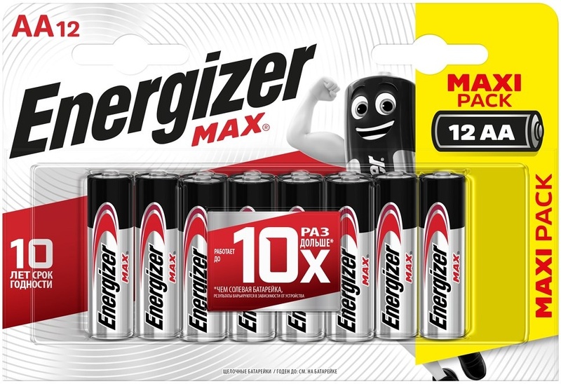 Батарейка Energizer Max LR6 