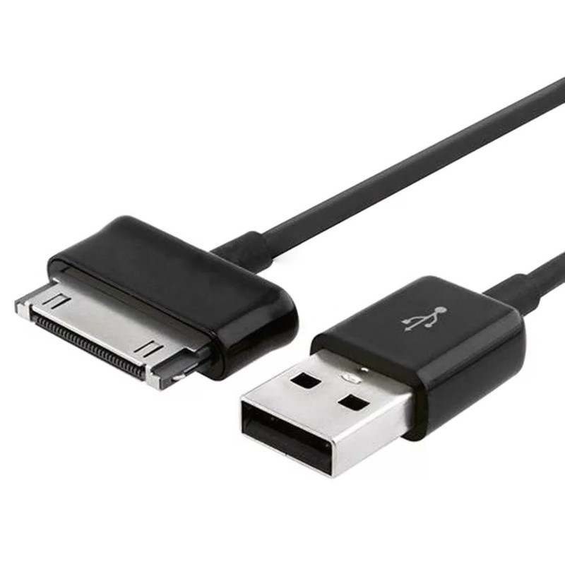 Кабель USB для Samsung Galaxy Tab 30pin,1м, B10, черный