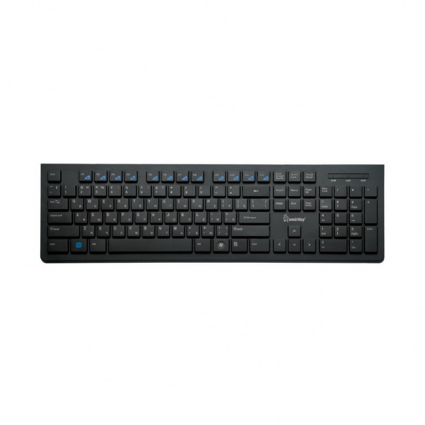 Клавиатура SmartBuy Slim 206, USB, мембран.,104кл., черный