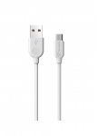Кабель BOROFONE micro USB BX14, 1м, белый (89988)1/50/360