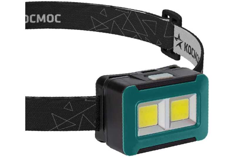 Фонарь налобный КОСМОС KOC519B (4ВтCOBLED), 3xAA