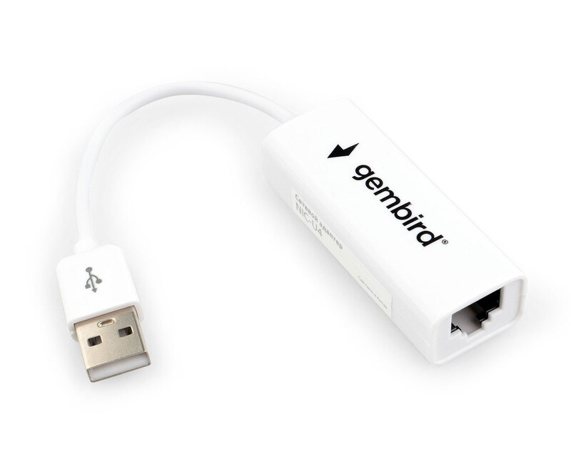 Сетевой адаптер Gembird NIC-U4, USB-LAN