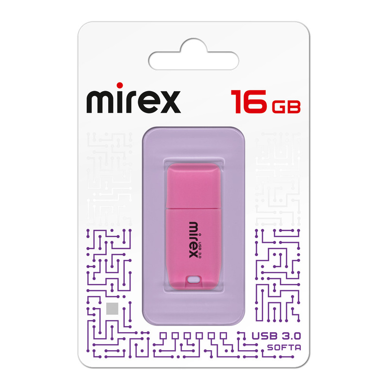 Накопитель USB 16Gb Mirex SOFTA PINK 3.0