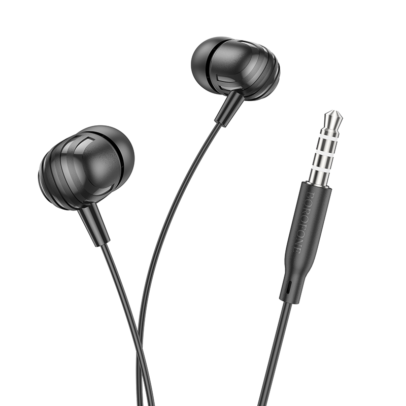 Гарнитура BOROFONE Earphone BM77 черный (пакет)