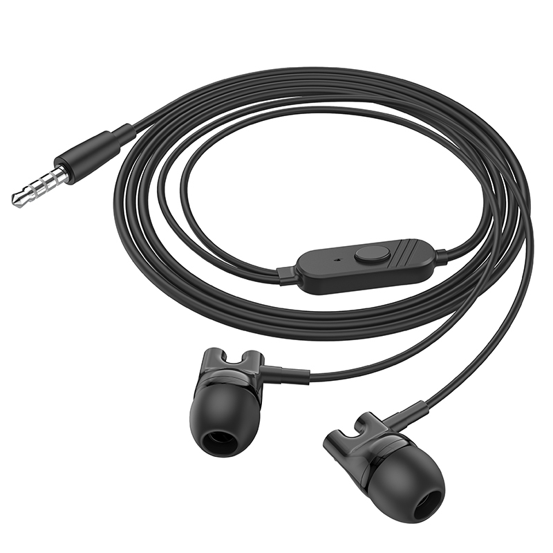 Гарнитура BOROFONE Earphone BM72 черный (пакет)