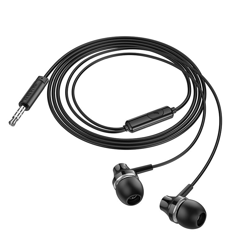 Гарнитура BOROFONE Earphone BM74 черный (пакет)