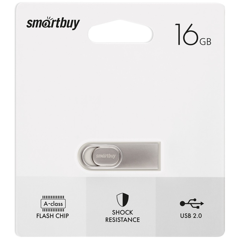 Накопитель USB 16Gb SmartBuy M3 Metal