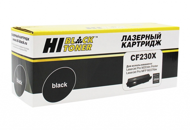 Тонер-картридж Hi-Black (HB-CF230X) для HP LJ Pro M203/ MFP M227, 3,5K (с чипом)