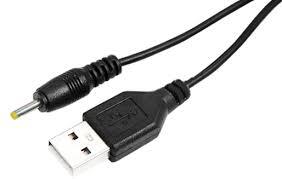 USB кабель питания 0.7х2.5мм 1м REXANT черный