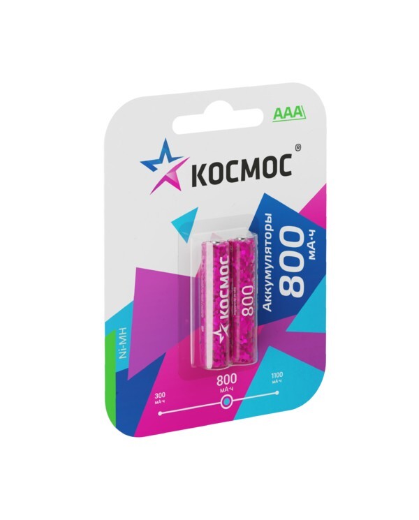 Аккумуляторы КОСМОС R03 Ni-Mn (800mah)