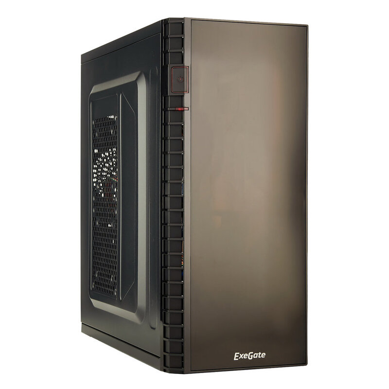 Корпус Miditower Exegate XP-331U Black (EX278409RUS) (ATX/без БП/1*USB/1*USB3.0/Audio)