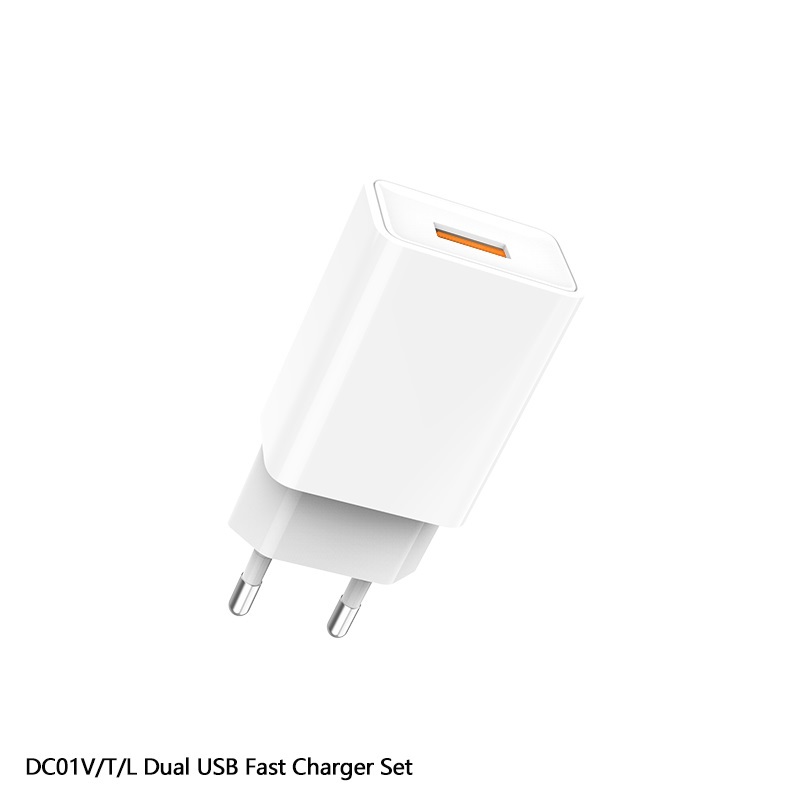 Сетевое зарядное устройство vDENMENv DC01, 1USB, 2.4A, белый