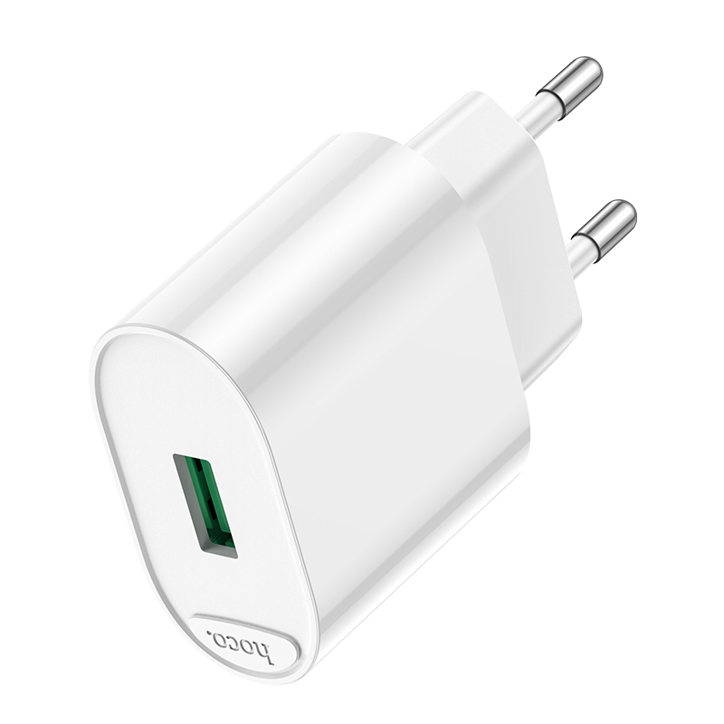 Сетевое зарядное устройство Hoco C109A, 1USB, QC3.0, 3A, белый