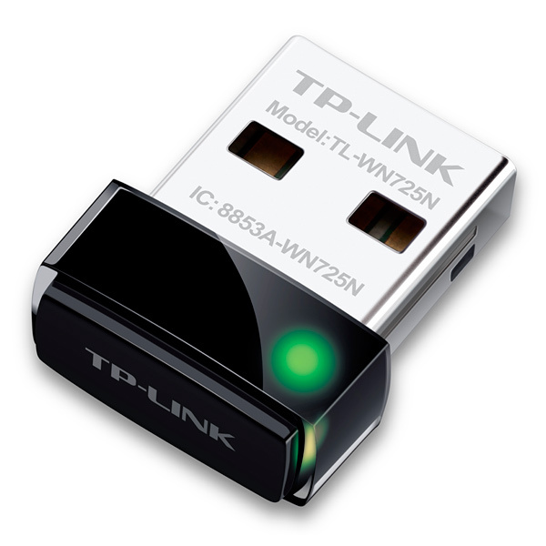 Адаптер беспроводной TP-LINK TL-WN725N (150Мбит/с, USB2.0