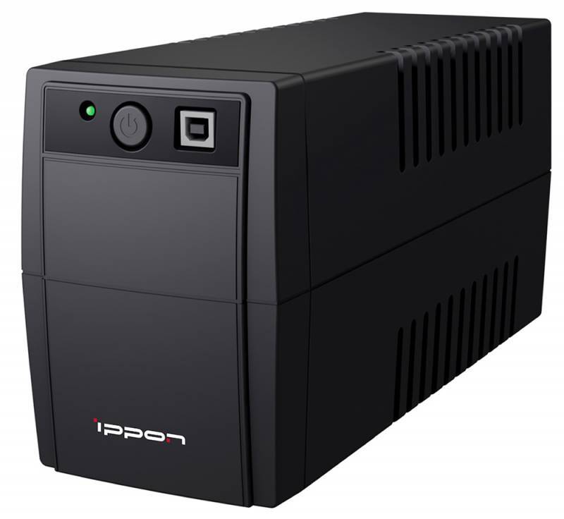 ИБП Ippon Back Basic 650 Euro черный (360Вт/650ВА)
