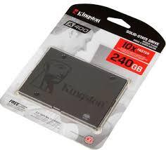 Твердотельный накопитель SSD 2.5" SATA-3 240Gb Kingston A400 [SA400S37/240G] TLC (R500/W350MB/s) CN