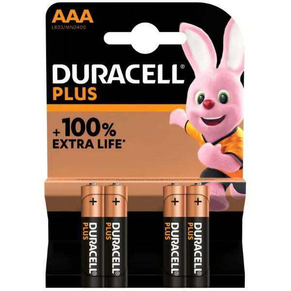 Батарейка Duracell Plus LR03 (AAA) BL4