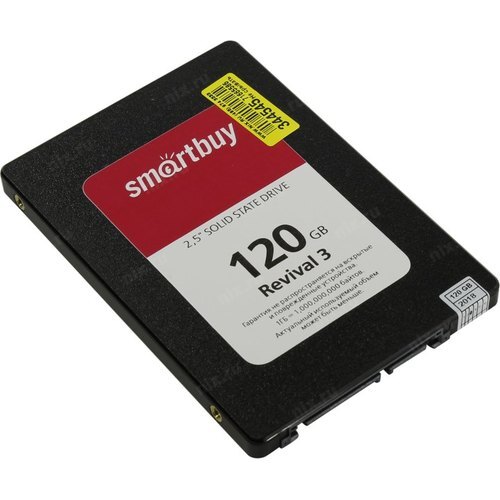 Твердотельный накопитель SSD 2.5" SATA-3 120Gb Smartbuy Revival 3 [SB120GB-RVVL3-25SAT3] TLC 3D NAND