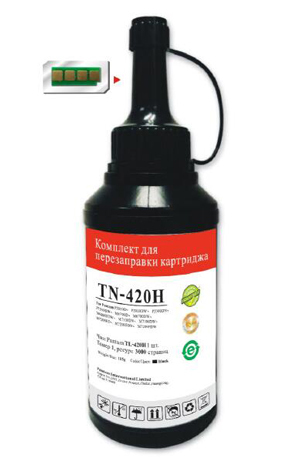 Заправочный комплект Pantum (TN-420H) для M6700/P3010 (О), 3K, + 1чип, Bk