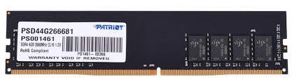 Память DIMM DDR4 4096MB PC21300 2666MHz Patriot [PSD44G266681]